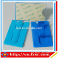 Factory Price 3m sticker smart wallet mobile card holder ,3m adhesive silicone smart card pocket, 3m sticker smart wallet